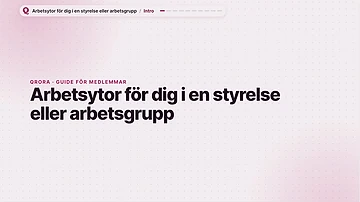 Arbetsytor för dig i en styrelse eller arbetsgrupp preview